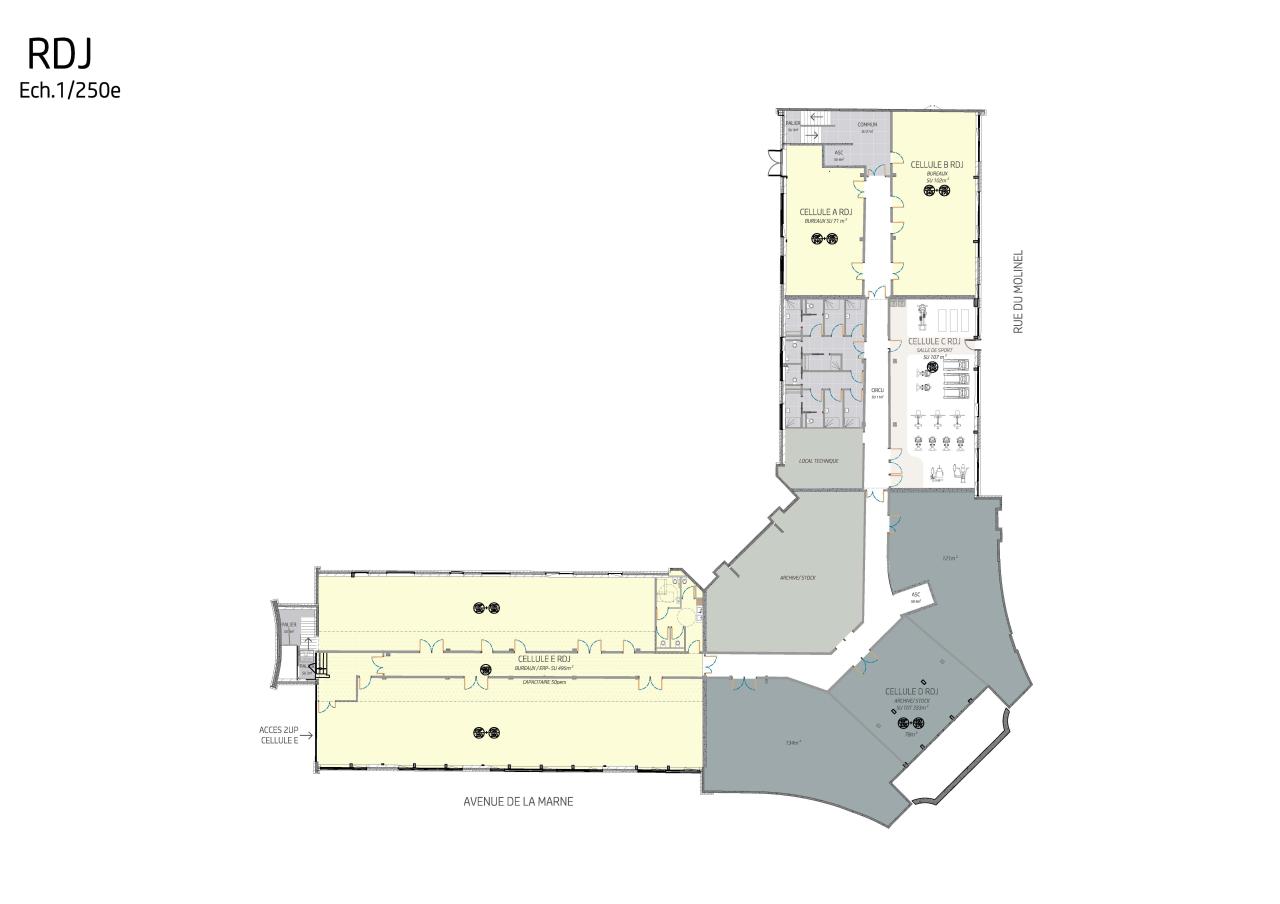 Bureau Wasquehal 4381m² Location bureau Wasquehal Nord OLBUR2201975 10
